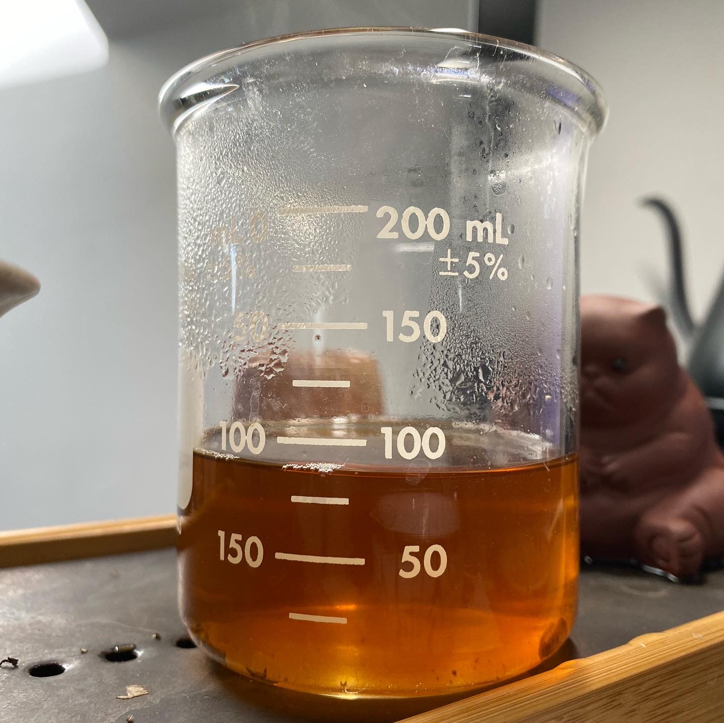 She's in the damn beaker (liquid mode)