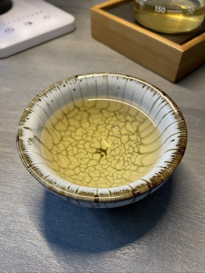 tea liquor in a cup
