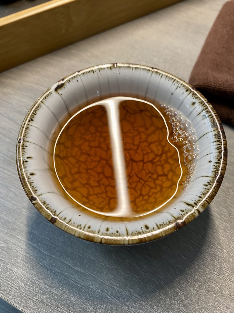 auburn colored tea liquor